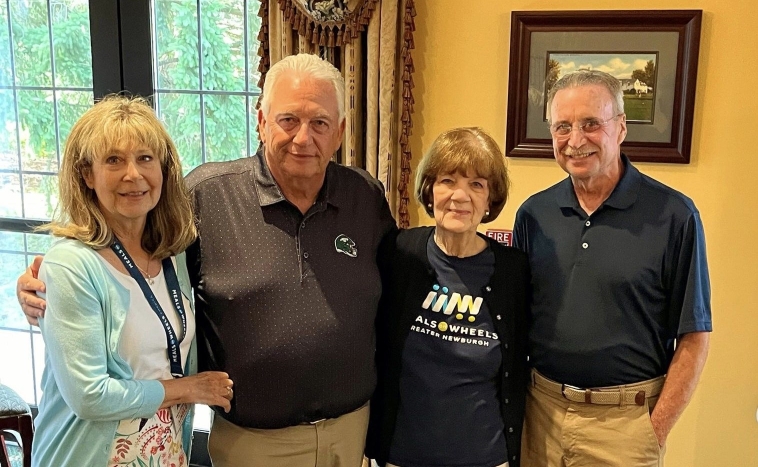 Linda & Joe Dirago, Carole McDermott and Martin Sheffield