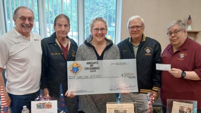 Knights of Columbus #444 Donation